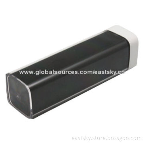 Lipstick Power Bank with 2,600mAh Fast Delivery and Multicolor for your Choice